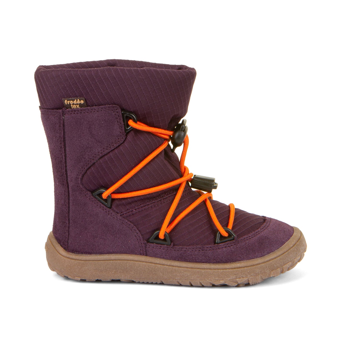 Barefoot TEX Track Wool Boots in Purple - Waterproof