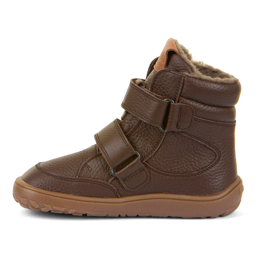 Barefoot TEX Winter Boots – Waterproof Wool-Lined Leather Boots in Brown