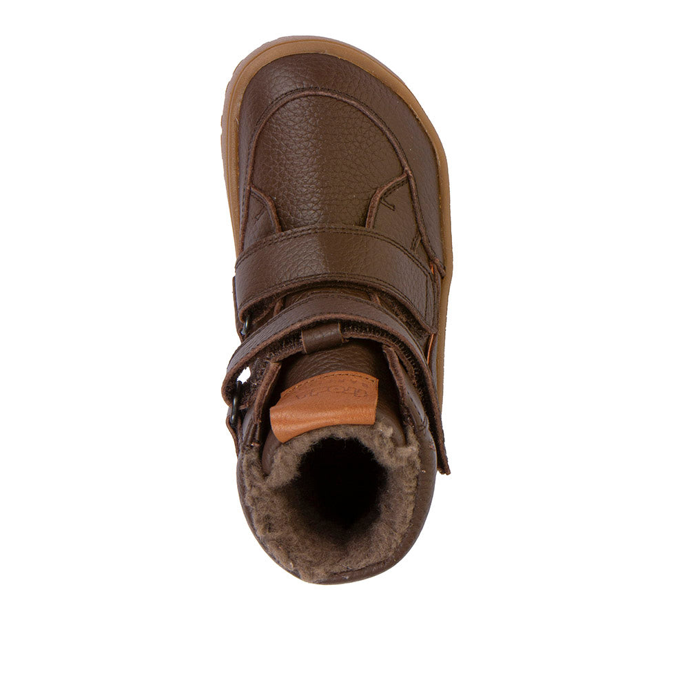 Barefoot TEX Winter Boots – Waterproof Wool-Lined Leather Boots in Brown