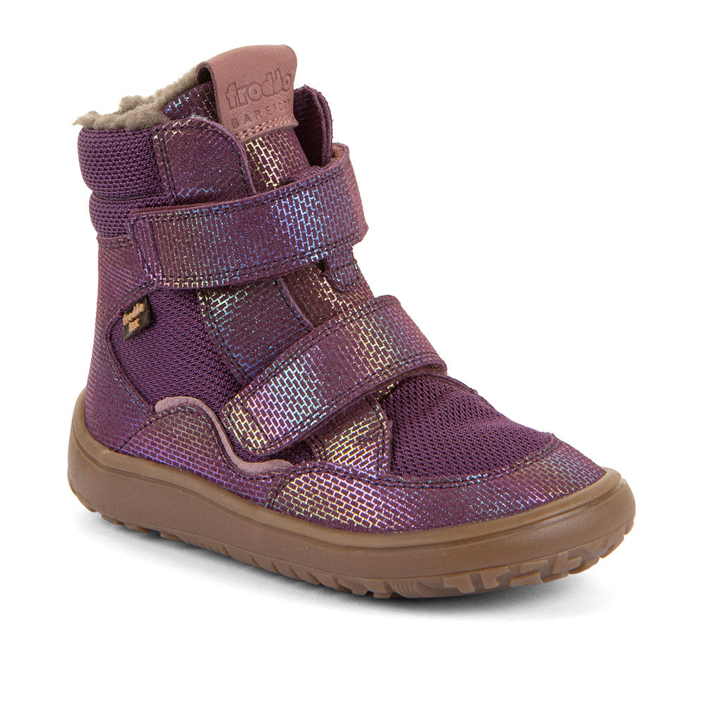 Barefoot TEX Winter Boots – Waterproof Wool-Lined Leather&Mesh Boots in Multicolour