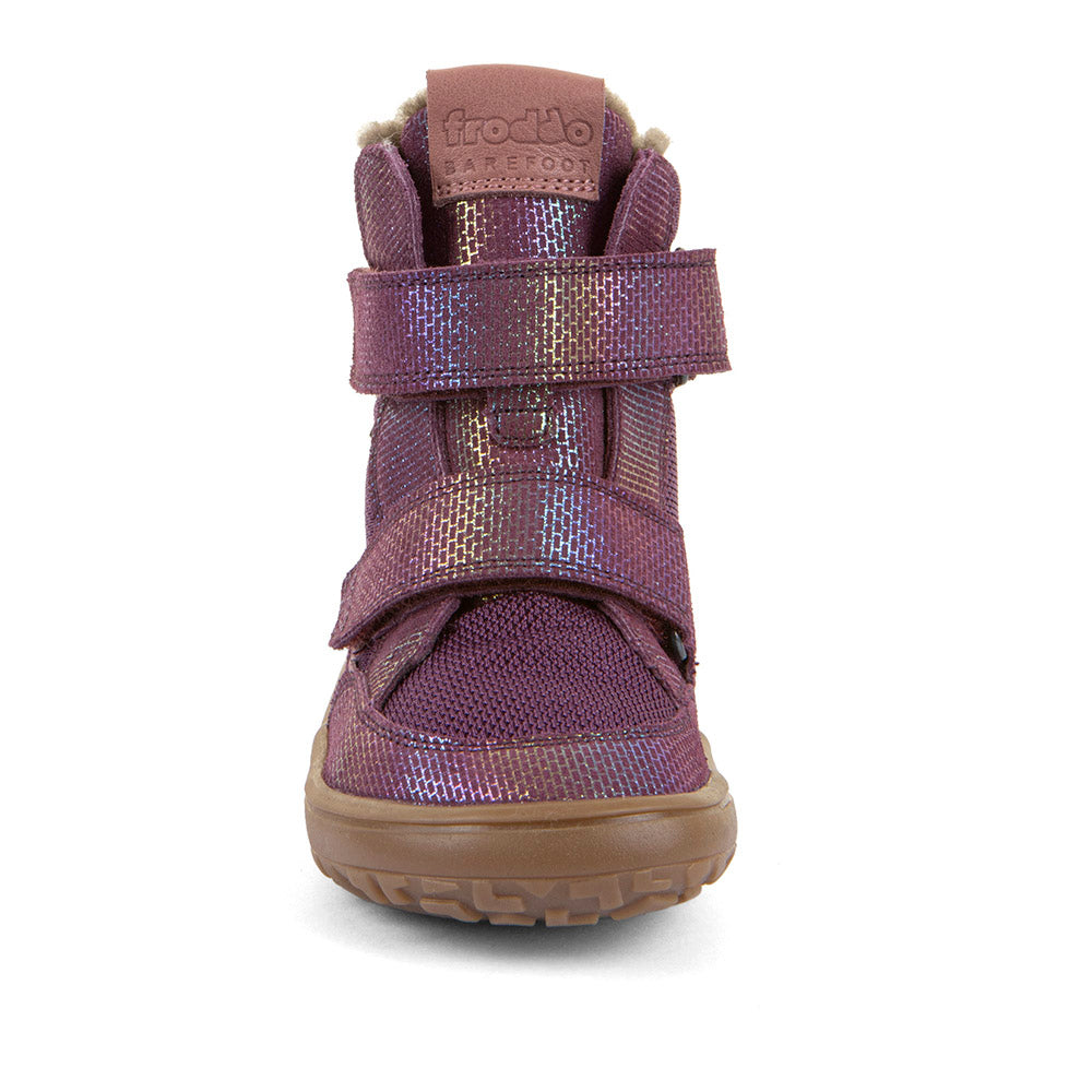 Barefoot TEX Winter Boots – Waterproof Wool-Lined Leather&Mesh Boots in Multicolour