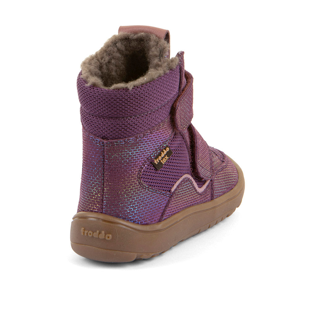 Barefoot TEX Winter Boots – Waterproof Wool-Lined Leather&Mesh Boots in Multicolour