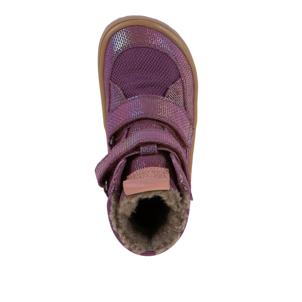 Barefoot TEX Winter Boots – Waterproof Wool-Lined Leather&Mesh Boots in Multicolour