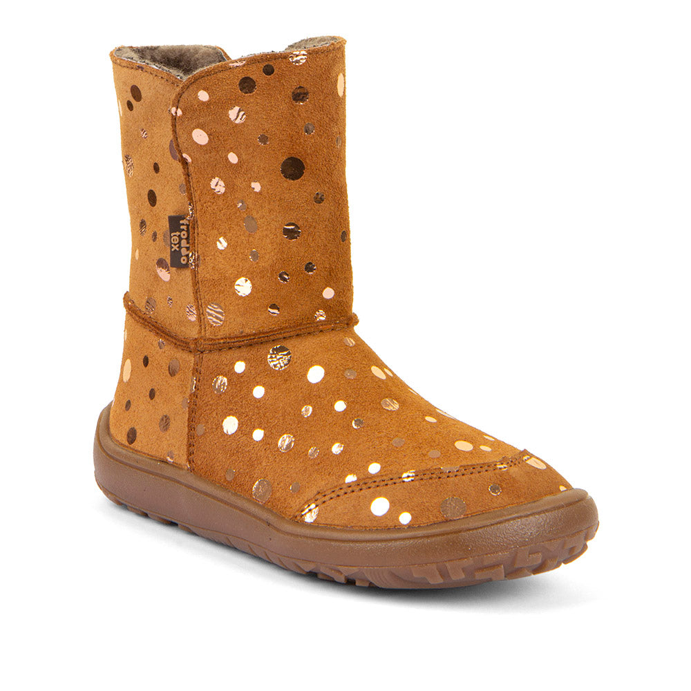 Barefoot Winter Boots – Suede with TEX Waterproofing in Bronze