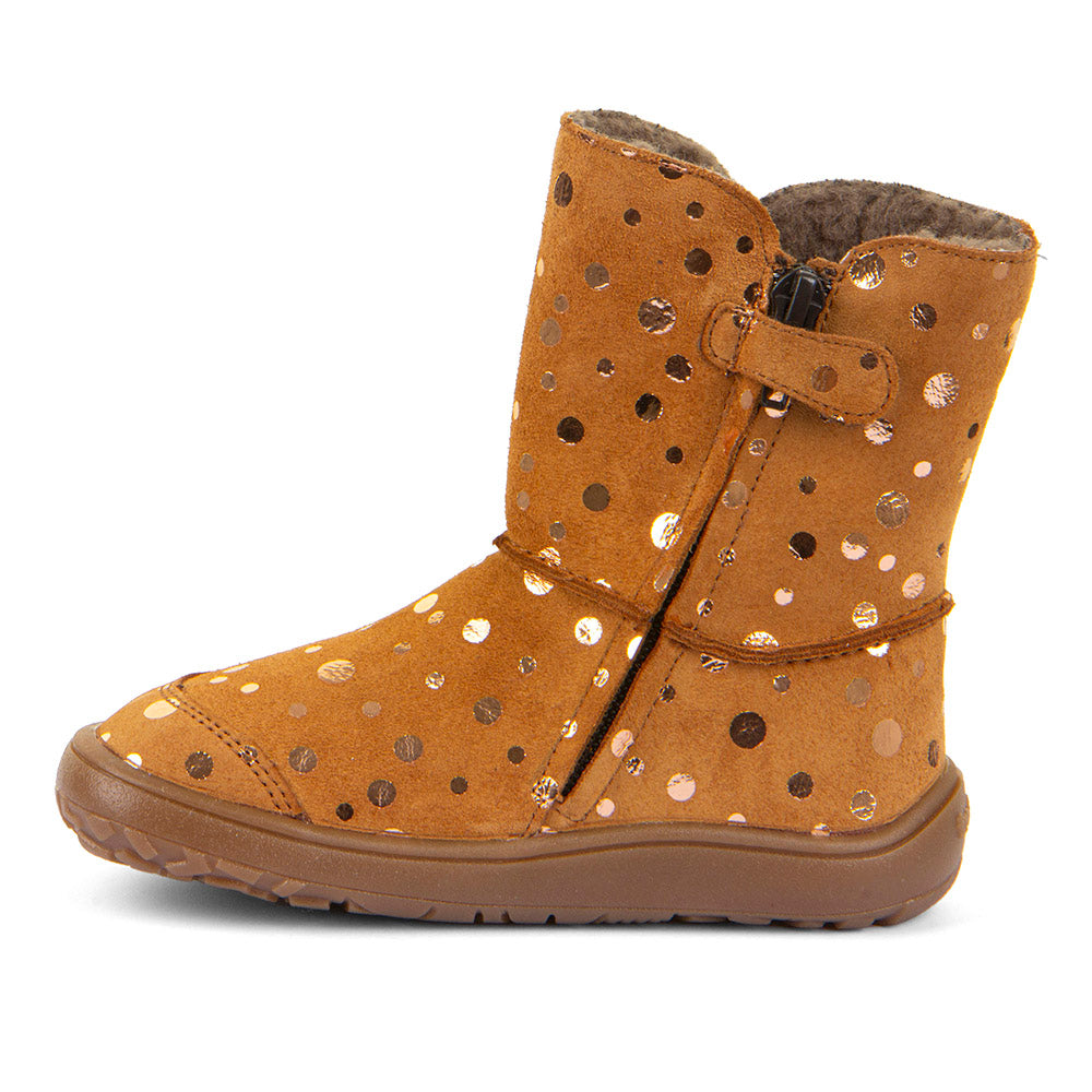 Barefoot Winter Boots – Suede with TEX Waterproofing in Bronze