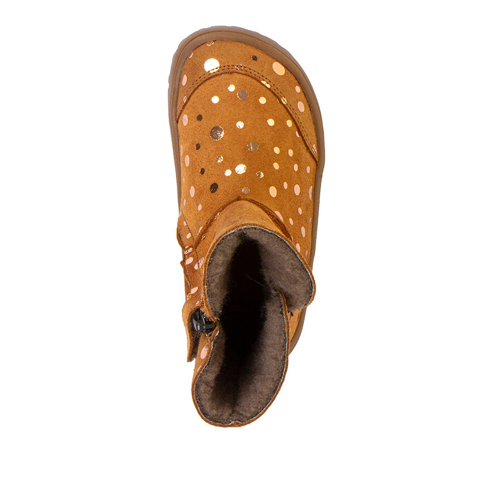 Barefoot Winter Boots – Suede with TEX Waterproofing in Bronze