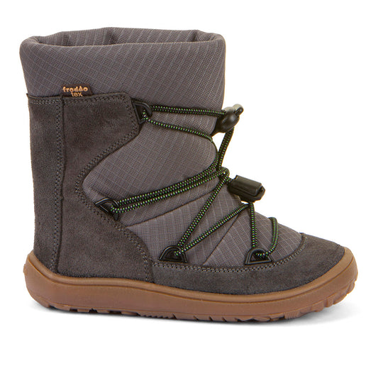 Barefoot TEX Track Wool Boots in Grey - Waterproof