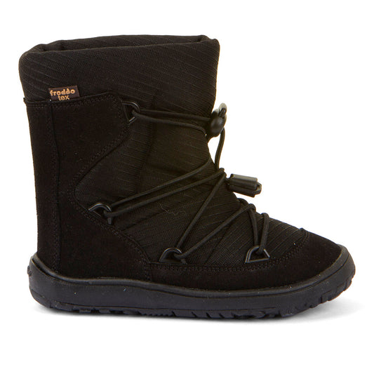 Barefoot TEX Track Wool Boots in Black - Waterproof
