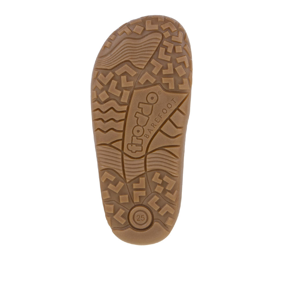 Barefoot TEX Track Wool Boots in Beige+ with Animal Print