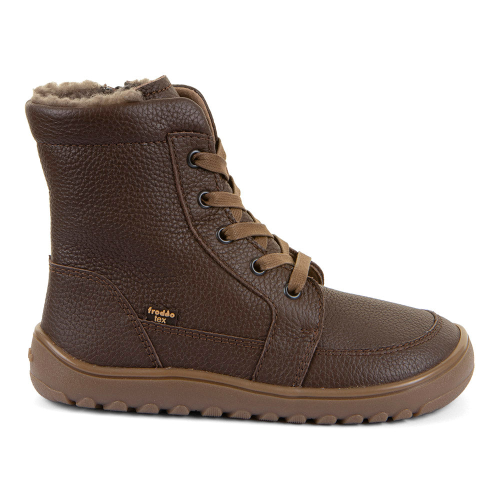 Barefoot Up Tex Core Boots – Lace-Up Leather in Brown
