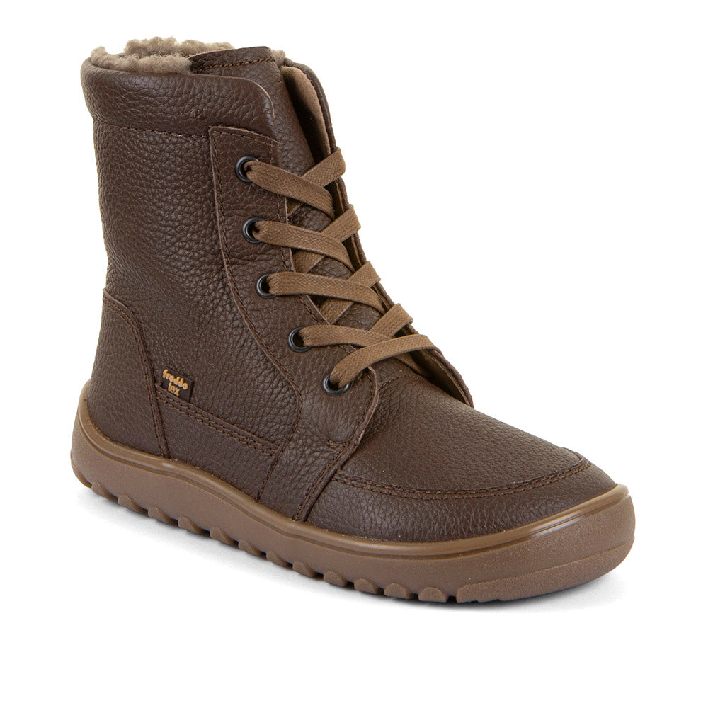 Barefoot Up Tex Core Boots – Lace-Up Leather in Brown