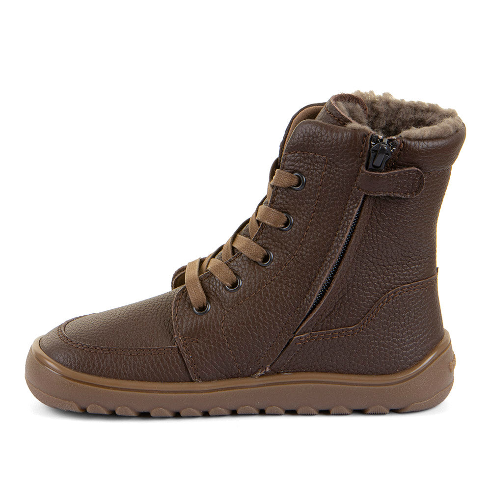 Barefoot Up Tex Core Boots – Lace-Up Leather in Brown
