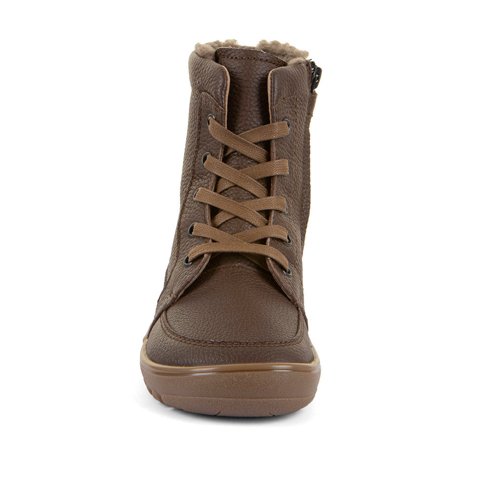 Barefoot Up Tex Core Boots – Lace-Up Leather in Brown