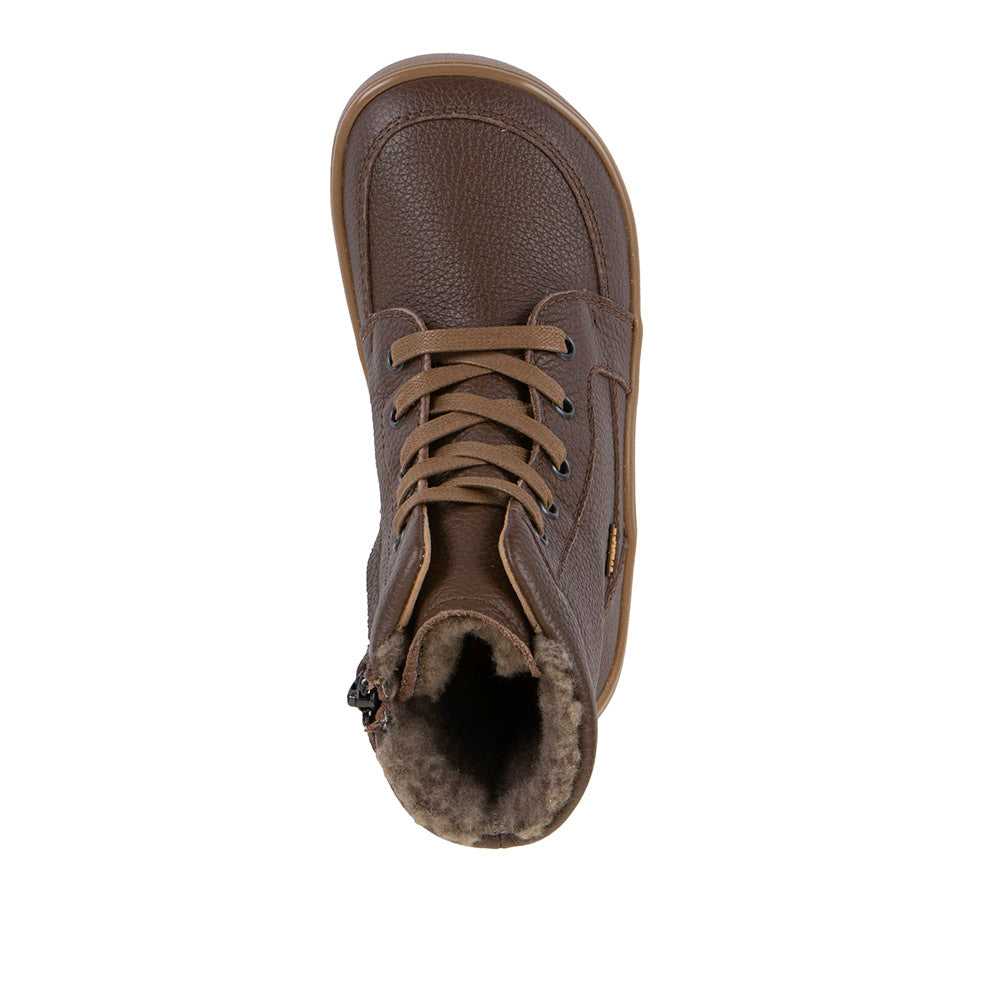 Barefoot Up Tex Core Boots – Lace-Up Leather in Brown