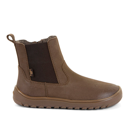 Kids Barefoot UP Chelys Wool Waterproof Boots in Brown