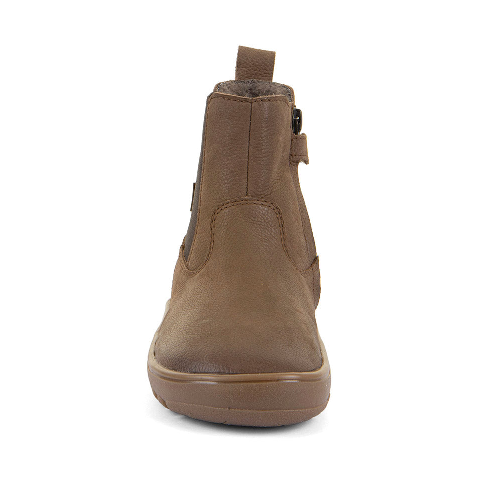 Kids Barefoot UP Chelys Wool Waterproof Boots in Brown