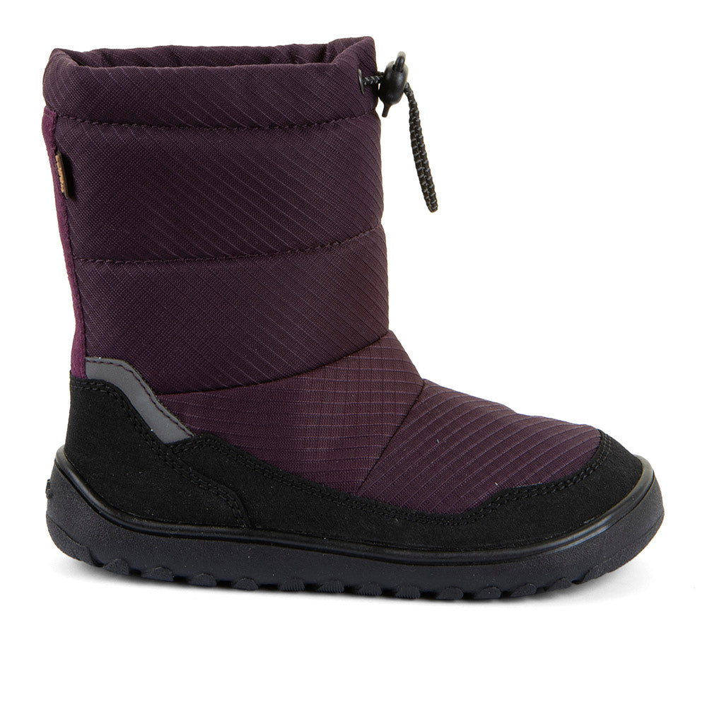 Barefoot UP TEX Snow Wool Boots in Purple - Waterproof