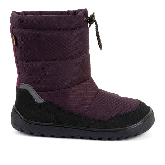 Barefoot UP TEX Snow Wool Boots in Purple - Waterproof