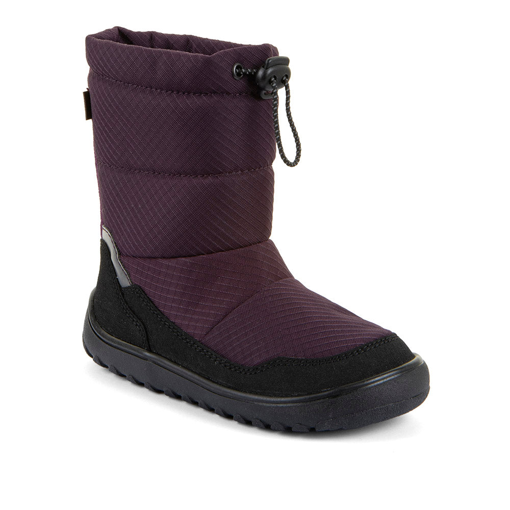 Barefoot UP TEX Snow Wool Boots in Purple - Waterproof
