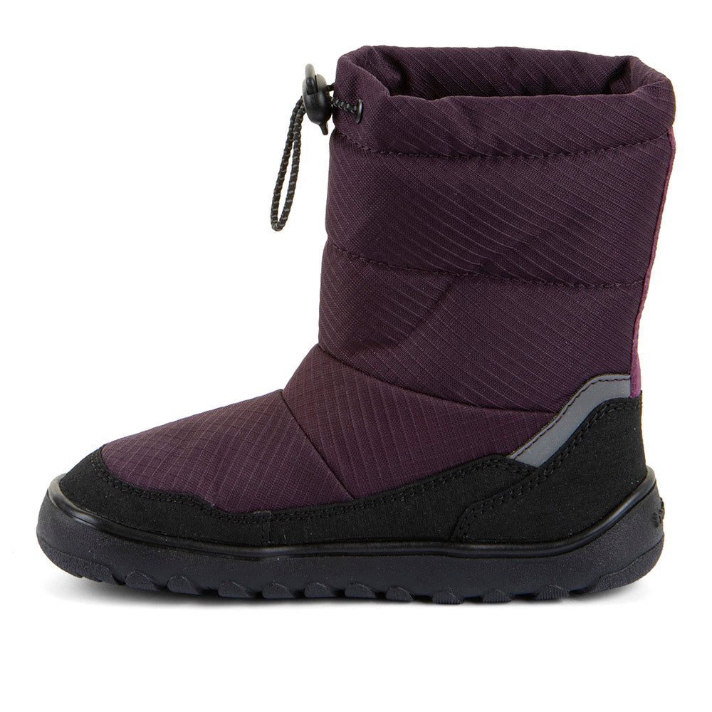 Barefoot UP TEX Snow Wool Boots in Purple - Waterproof