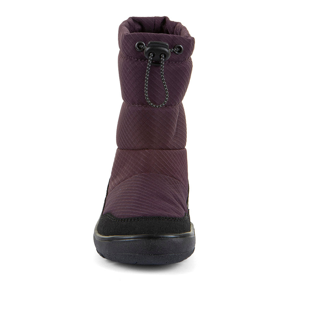 Barefoot UP TEX Snow Wool Boots in Purple - Waterproof