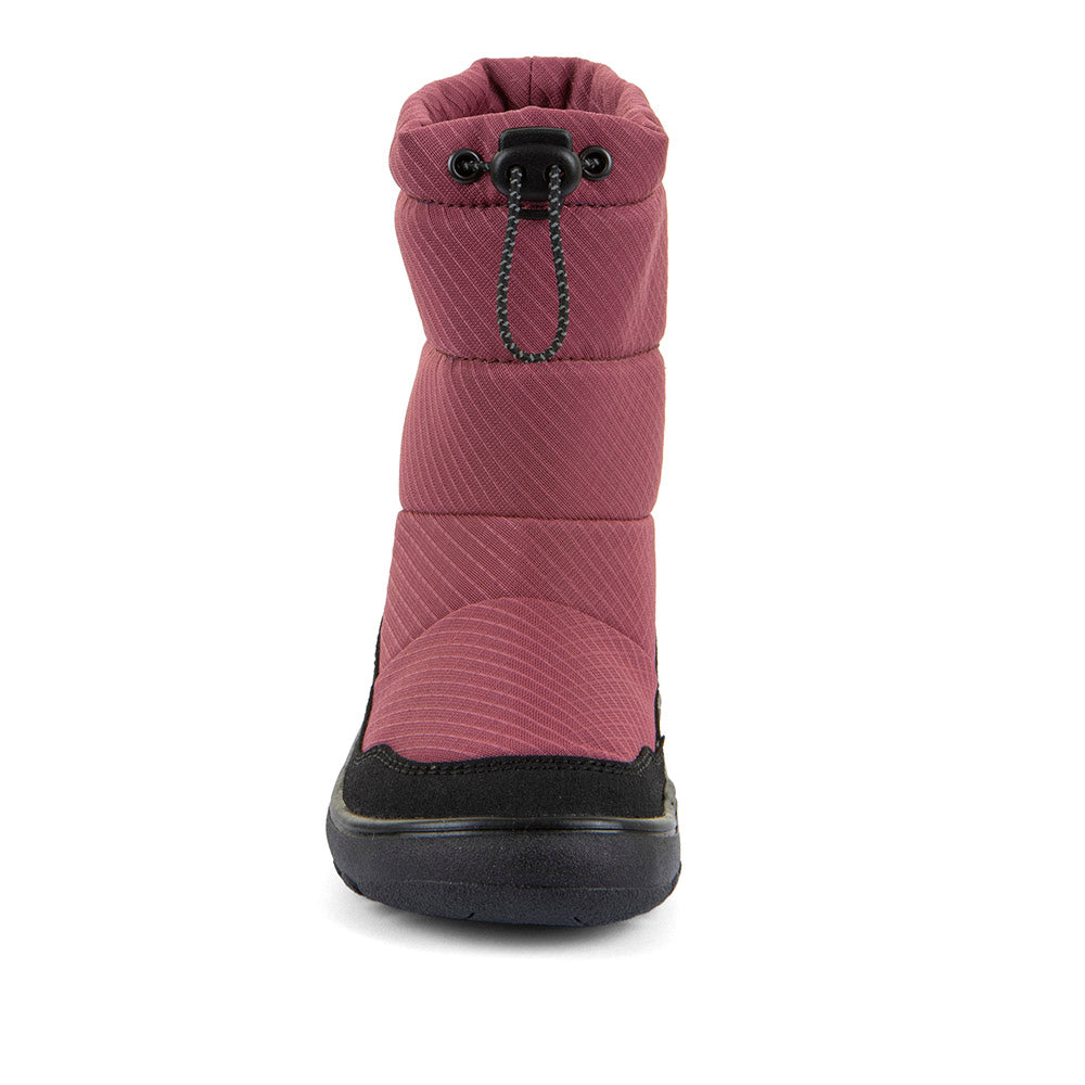 Barefoot UP TEX Snow Wool Boots in Bordeaux - Waterproof