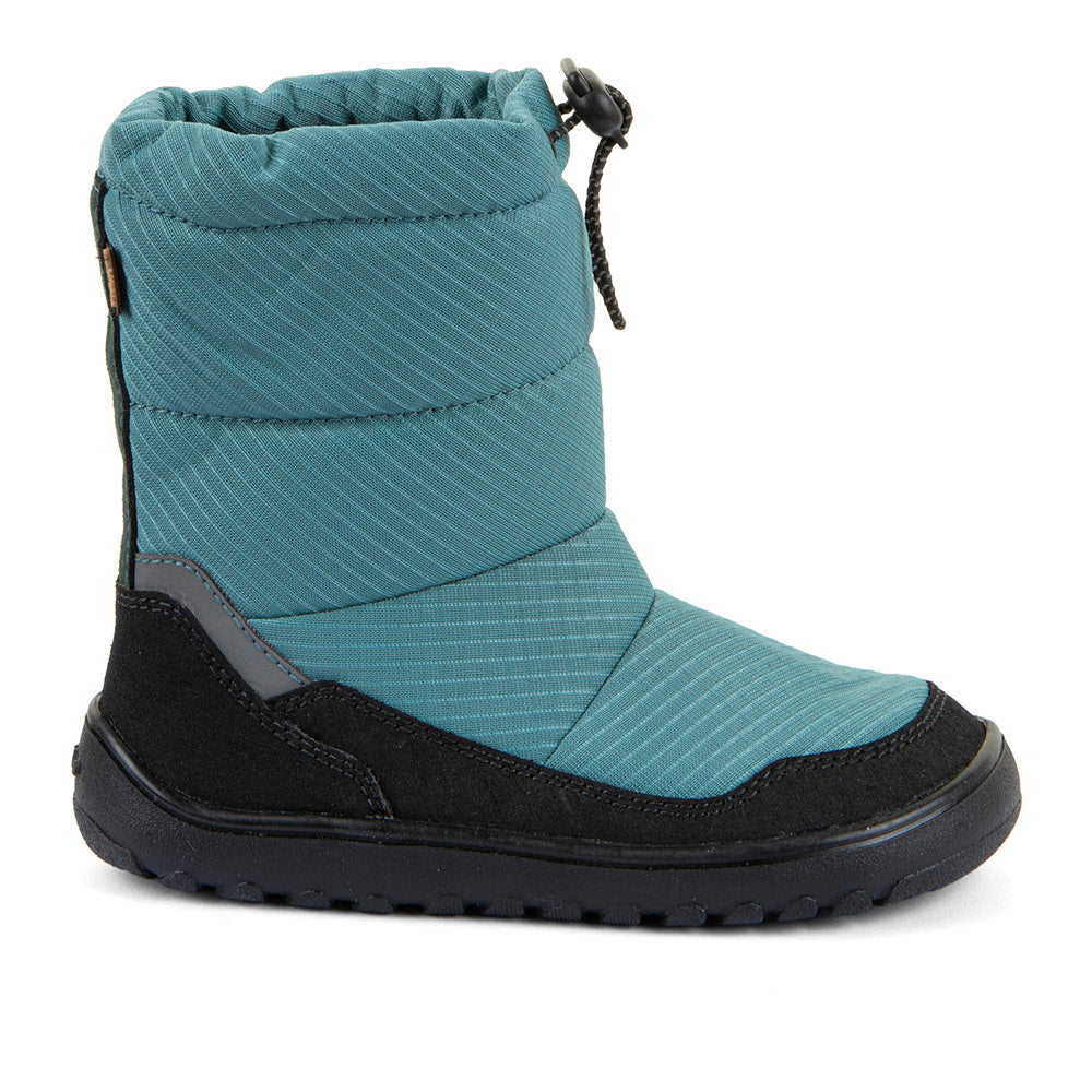 Barefoot UP TEX Snow Wool Boots in Petroleum - Waterproof