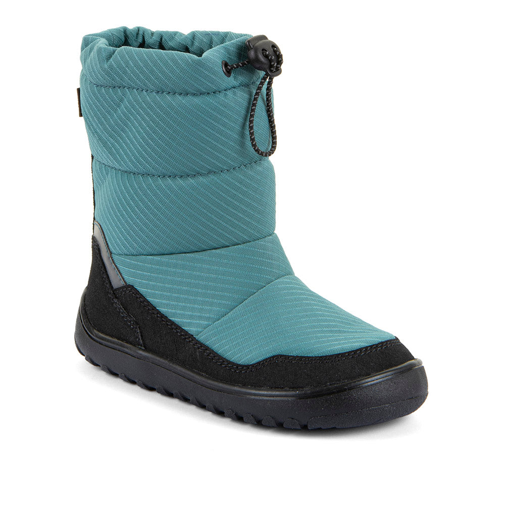 Barefoot UP TEX Snow Wool Boots in Petroleum - Waterproof