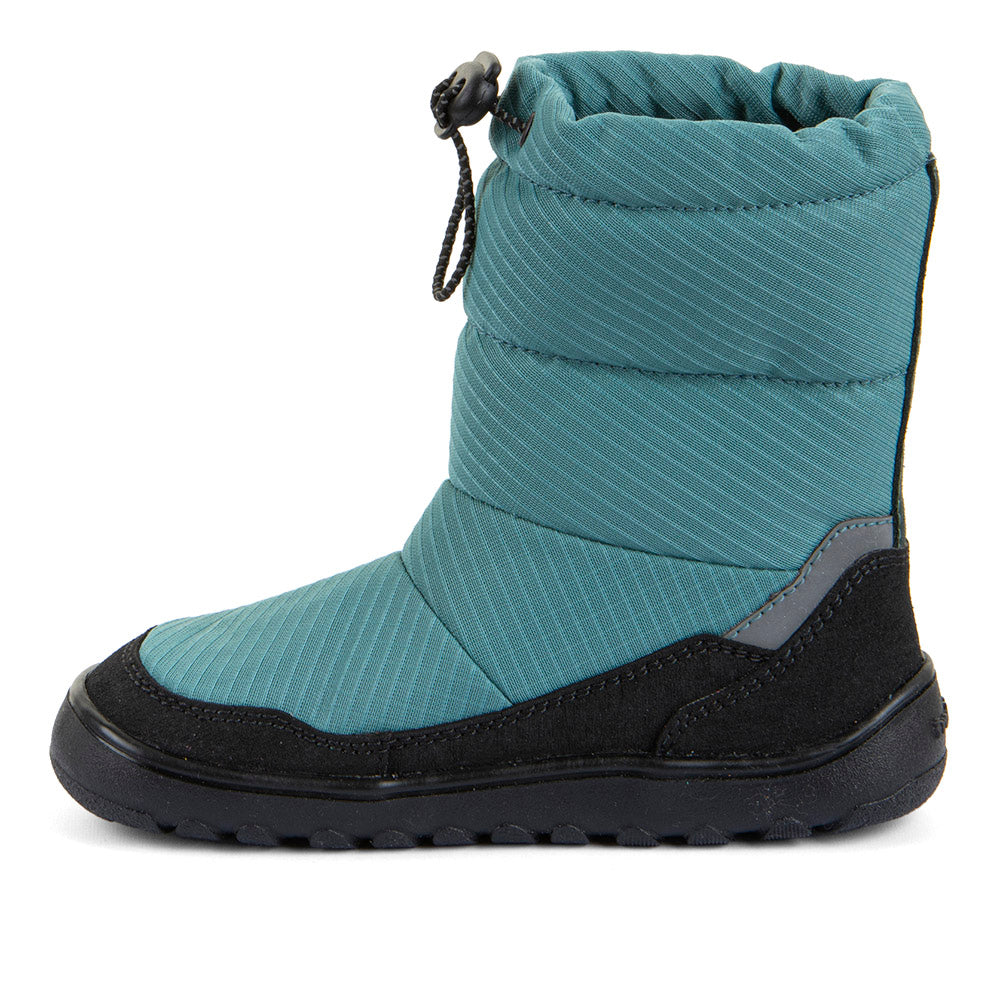 Barefoot UP TEX Snow Wool Boots in Petroleum - Waterproof