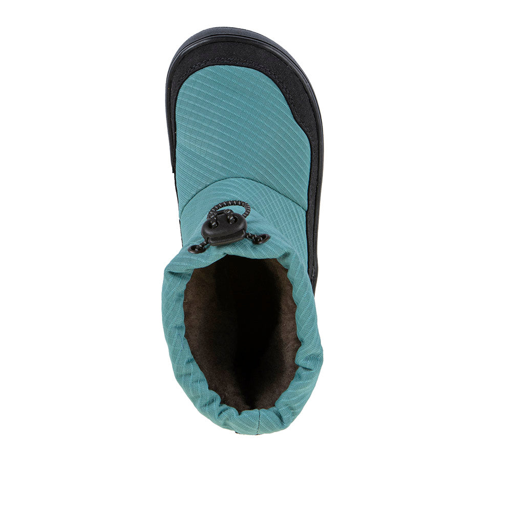 Barefoot UP TEX Snow Wool Boots in Petroleum - Waterproof