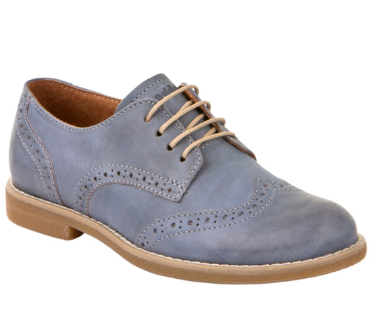 Classic Brogue Shoe – Denim