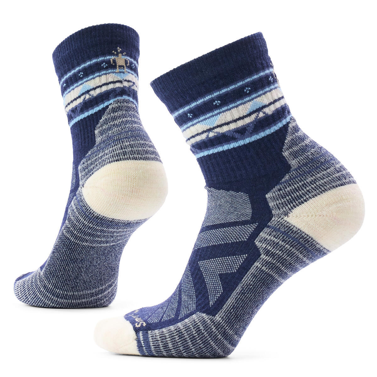 Women's Hike Zig Zag Valley Mid Crew Socks