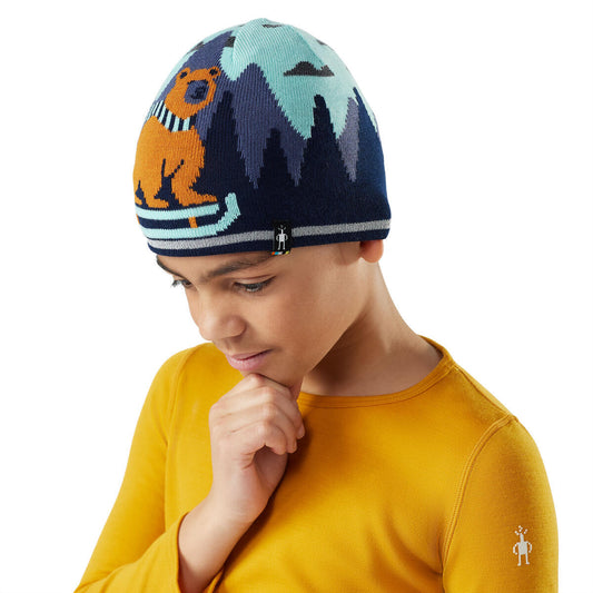Kids' Reversible Art Beanie