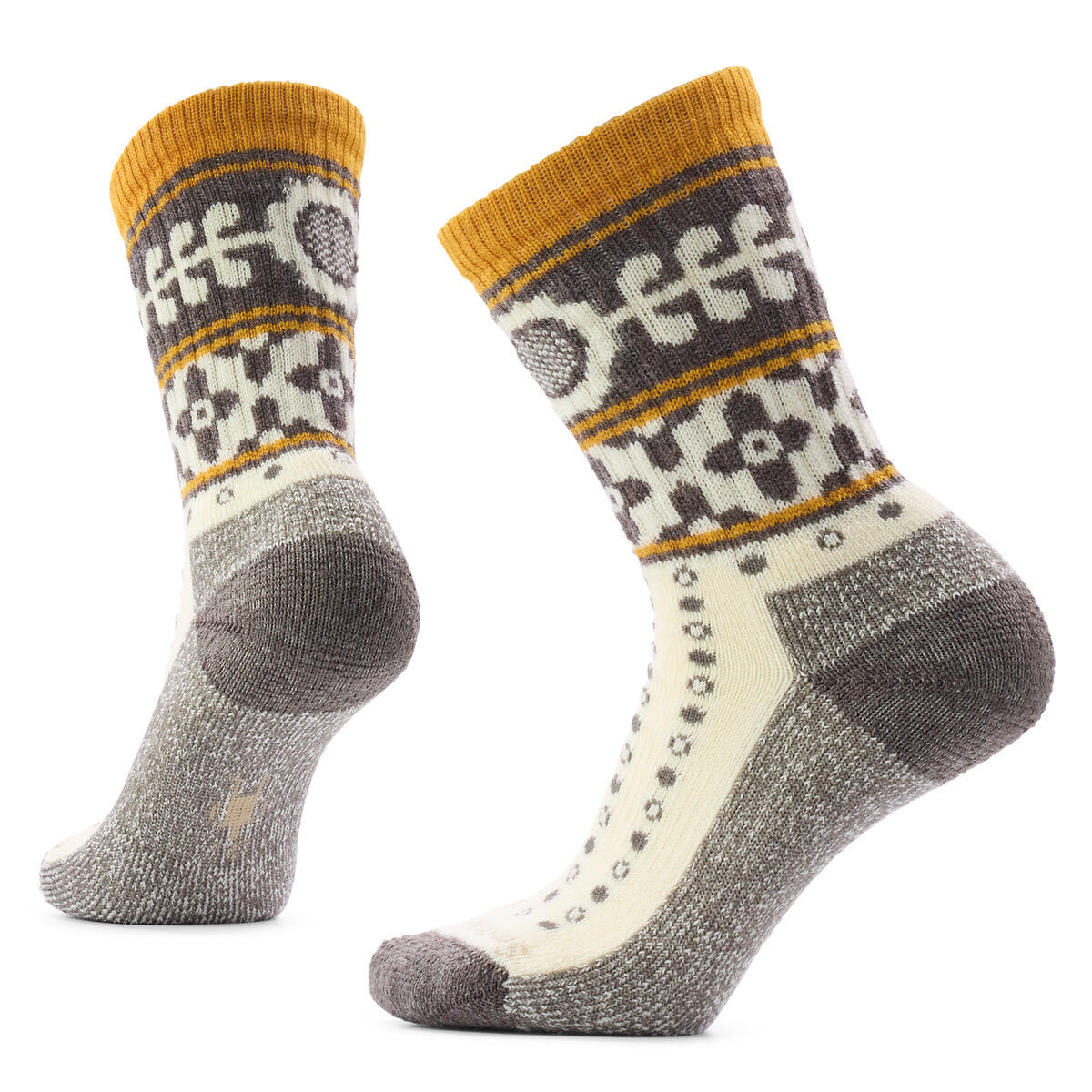 Women's Everyday Cozy Retro Sunflower Crew Socks